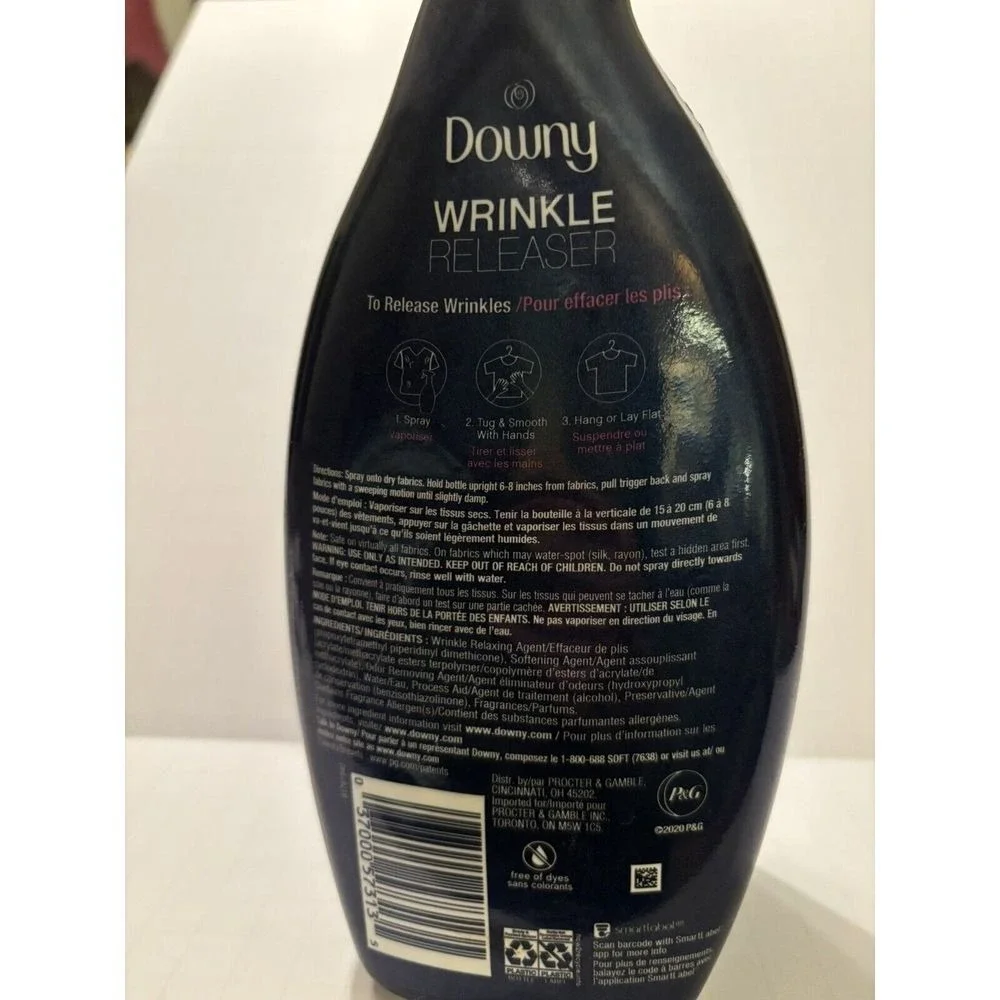 Downy Wrinkle Releaser and Refresher Fabric , Light Fresh Scent, 33.8-fl oz .329